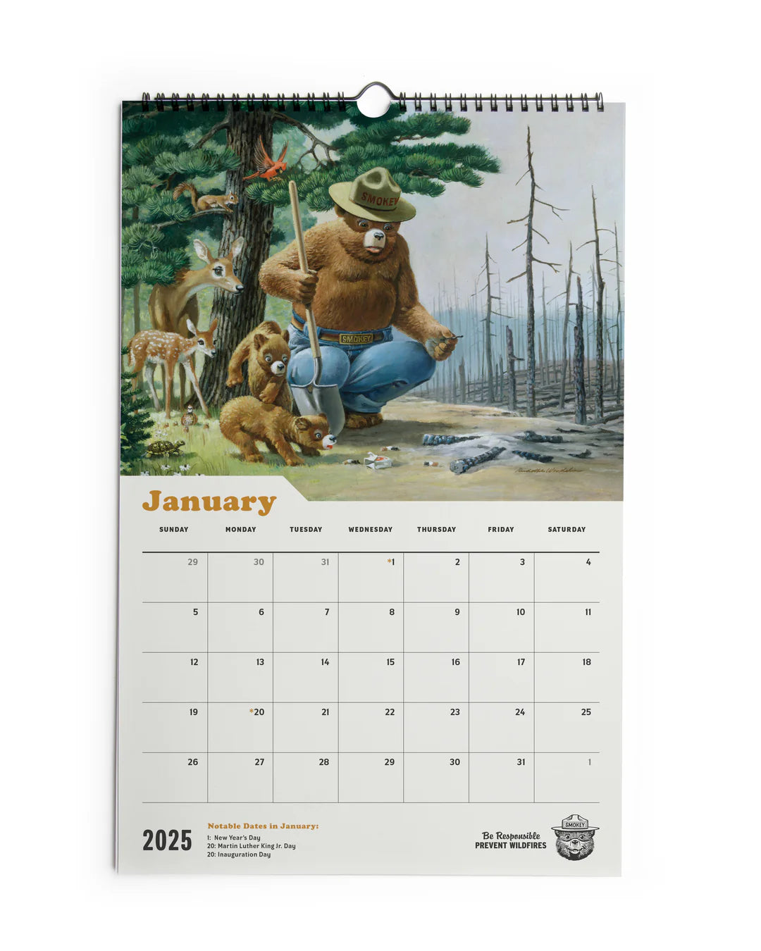 2025 Smokey Bear Calendar