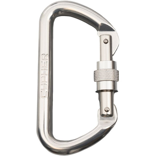 Cypher D Locking ScrewGate Carabiner