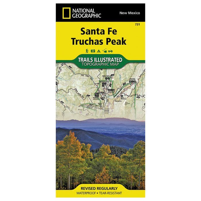 Santa Fe Truchas Peak Map